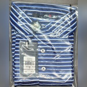Ralph lauren RLX Golf UV Polo Shirt IVY Golf Club French Navy Sz S Men NWT